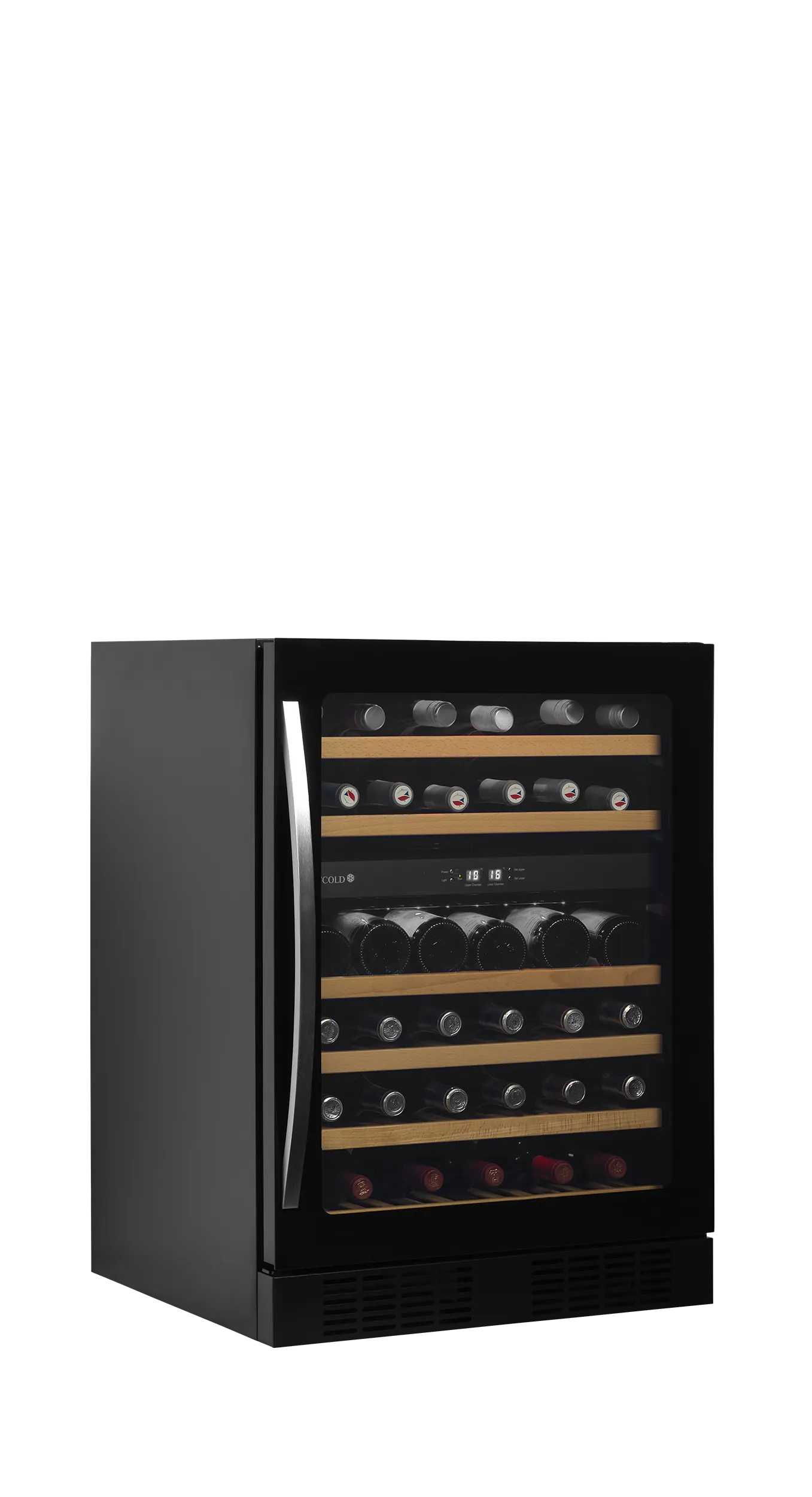 Vyno šaldytuvas 2-ių temperatūros zonų TEFCOLD