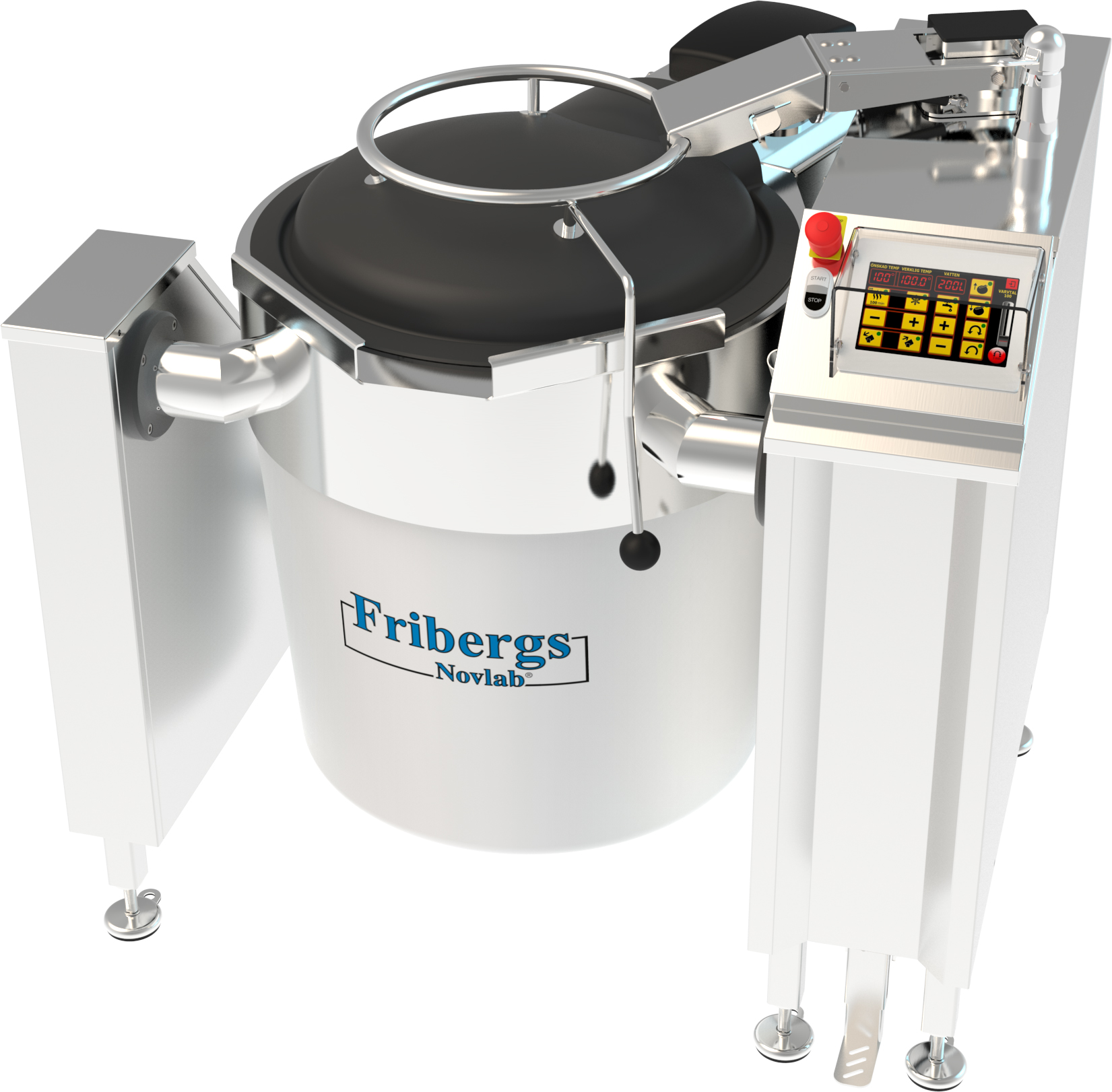 Elektrinis išverčiamas virimo katilas 200 ltr. 