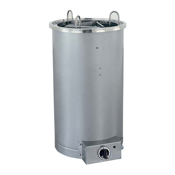 Integruojamas šildomas lėkščių dispenseris 